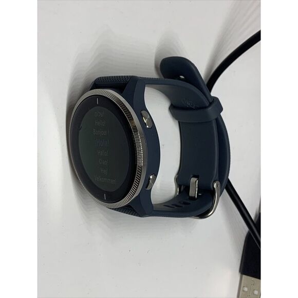 Garmin 62A020364 Unisex Gray Rubber Strap Digital Black Dial Smartwatch WAT38 main image 9